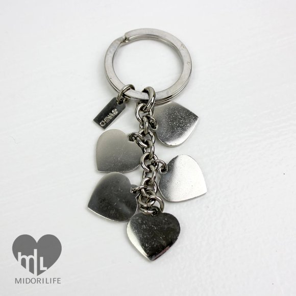 COACH Cascading Hearts Keychain - Picture 2 of 5